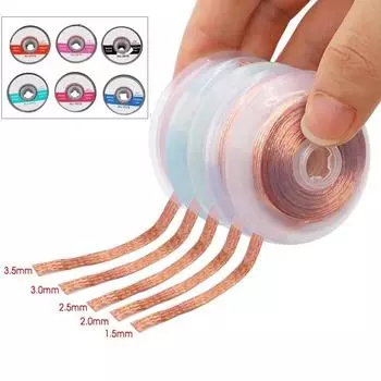 1,5 м Длина Оплетка для распайки Оплетка для распайки Чистая медь