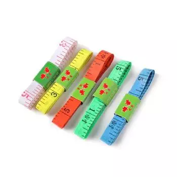 1,5 м измерительная линейка для тела портной швейная рулетка мини мягкая плоская линейка Without iron head