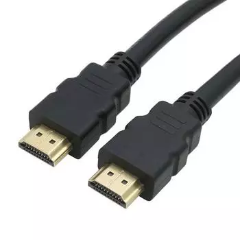 1,5 м позолоченный HDMI-19-контактный HDMI-кабель, версия 1.4, поддержка 3D / HD TV / XBOX 360 / PS3 / проектора / DVD-плеера и т. д. чёрный