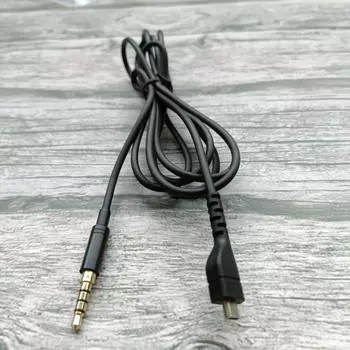 1,5 м ПУ кабель для наушников подходит для адаптера наушников One Size чёрный