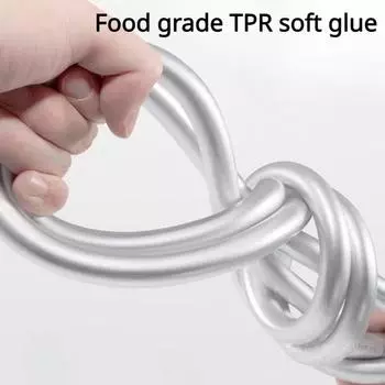 1,5 м ПВХ ручной душевой шланг ванная комната GI/2 универсальный интерфейс высокого давления взрывозащищенный удлинитель шланга крана 150cm серебряный