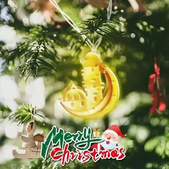 1,5 м Рождественская гирлянда на батарейках Водонепроницаемая звезда Санта-Клаус гирлянда Снеговик Рождественская елка украшения освещение 1.5m 10LEDs