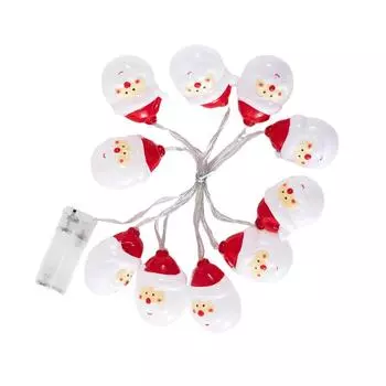 1,5 м Рождественская гирлянда в виде снеговика Рождественская елка с адаптером для вечеринки в честь Дня памяти Домашний декор для сада и двора