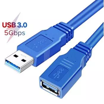 1,5 м Удлинительный кабель USB Удлинитель кабеля USB 3.0 Шнур передачи данных для кабеля Am to Af 1.5 metres