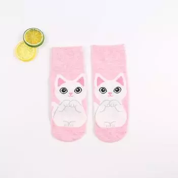 1-5 пар мультяшных носков до середины икры с котиками, осенне-зимние, корейские модные женские носки, дышащие и влагоотводящие, модные EU 35-39