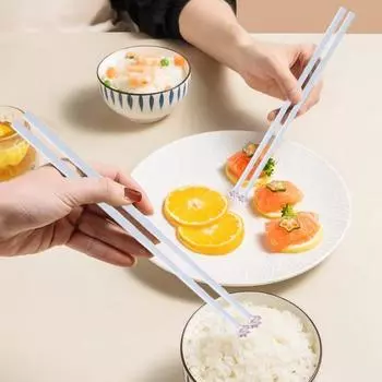 1/5 пар палочек для еды в виде кошачьих когтей, набор милых розовых отпечатков лап, нескользящие палочки для суши и лапши, многоразовые столовые приборы с рисунком кошки для любителей кошек 1Pair