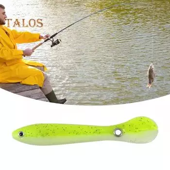 1/5 шт 10 см/6 г мягкая приманка вьюн силиконовая бионическая вьюн с отверстием искусственная рыболовная приманка для соленой воды пресноводного окуня судака форели змееголовой рыбалки 1pc