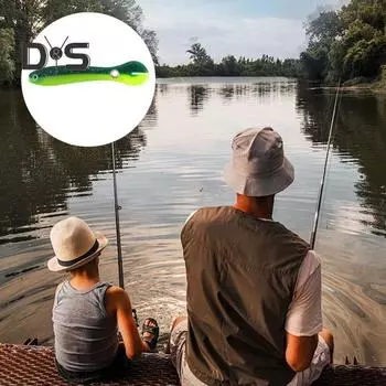 1/5 шт 10 см/6 г мягкая приманка вьюн силиконовая бионическая вьюн с отверстием искусственная рыболовная приманка для соленой воды пресноводного окуня судака форели змееголовой рыбалки 1pc