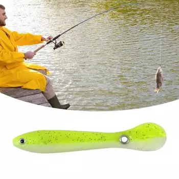 1/5 шт 10 см/6 г мягкий вьюн приманка силиконовая бионический вьюн с отверстием искусственная рыбалка B