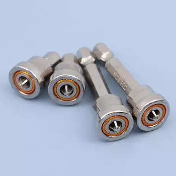 1/5 шт. 25/50 мм отвертка для позиционирования гипсокартона с магнитным кольцом 1/4 дюйма шестигранный хвостовик винты пакетная головка для деревообработки as the picture