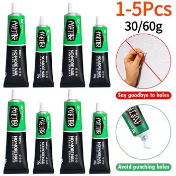 1-5 шт. 30 г/60 г универсальный клей быстросохнущий клей сильный клей герметик фиксирующий клей без гвоздей для пластика стекла металла