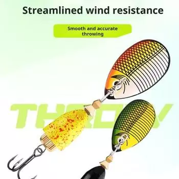 1/5 шт. 9 см/10 г рыболовная блесна с тройным крючком металлический спиннинг блестки дальний заброс красочная блесна приманка оснастка для соленой воды пресноводная рыбалка E