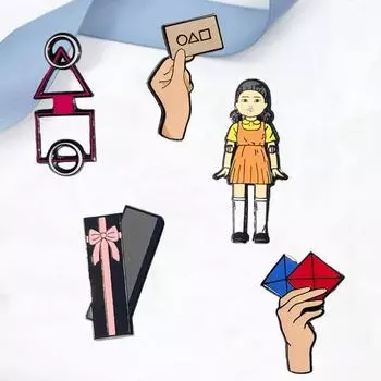 1/5 шт. акриловая брошь набор креативная форма гладкая на ощупь мини размер забавный значок нагрудный значок украшения для рюкзака B