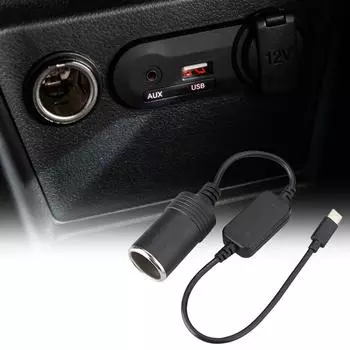 1-5 шт. Автомобильный разъем-адаптер USB 5 В в 12 В, адаптер-конвертер, проводной контроллер, разъем-адаптер, автомобильный аксессуар для интерьера