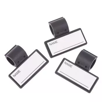 1/5 шт. Бирка с именем Стетоскоп Идентификационные бирки Id Пользовательские магниты Держатель Клип Бейджлейбл Трубка Бирки с именем Магнитная пластина Значки 5pcs