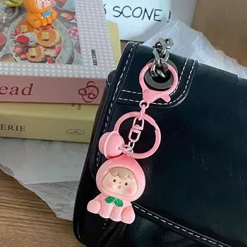 1/5 шт. брелок в виде фруктового колокольчика, мультяшный брелок из смолы с изображением фруктов вьюги для мальчиков и девочек, подвески на рюкзак, игрушки для детей as the picture