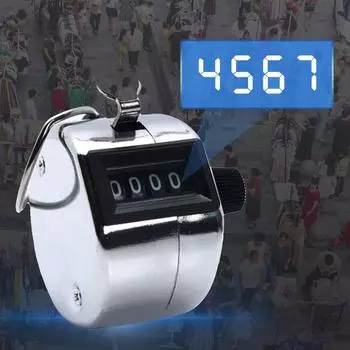 1-5 шт. цифровой ручной счетчик для подсчета очков, ручной счетчик для гольфа, тренировочный счетчик с 4-значным номером, ручной счетчик для подсчета очков, механический