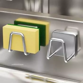 1/5 шт. держатель для кухонных губок из нержавеющей стали для мойки, губки для сушки, самоклеящийся держатель для хранения, настенные крючки, органайзер
