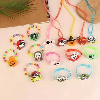 1/5 шт. детские игрушки светящиеся браслеты на Хэллоуин часы ожерелье реквизит украшения для вечеринки угощение детский подарок на вечеринку наполнители для пиньяты 5PCS Watch