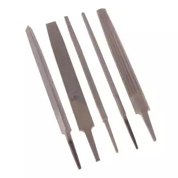 1/5 шт. для металлообработки, деревообработки, стальной рашпиль, плоский, 6 дюймов, набор промышленных стальных напильников, плоские/круглые/полукруглые/треугольные/квадратные Round file