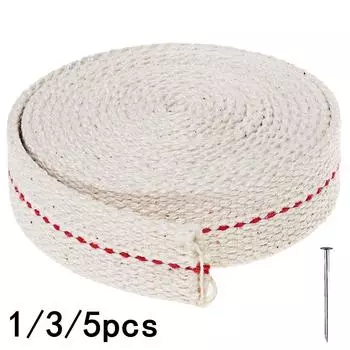 1-5 шт. фитилей для масляных ламп, плоские фитили для масляных фонарей с фиксированной иглой для масляных ламп и свечных горелок, прочные бытовые инструменты