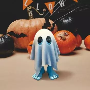 1/5 шт. Хэллоуин стоящая фигурка привидения жуткая мини смоляная шляпа волшебника статуя привидения скульптура для внутреннего и наружного использования настольное украшение орнамент B
