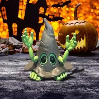 1/5 шт. Хэллоуин стоящая фигурка привидения жуткая мини смоляная шляпа волшебника статуя привидения скульптура для дома и улицы A