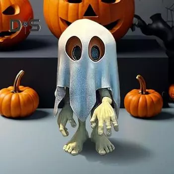 1/5 шт. Хэллоуин стоящая фигурка привидения жуткая мини смоляная шляпа волшебника статуя привидения скульптура для внутреннего и наружного использования настольное украшение орнамент A