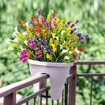 1/5 шт искусственная каллилия обыкновенная 5 вилок реалистичный пластиковый цветок свадьба вечеринка домашний офис A