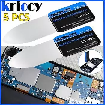 1-5 шт., изогнутый ЖК-экран мобильного телефона, инструмент для вскрытия пластиковой карты, ультратонкий гибкий мобильный телефон, разборка из стали и металла