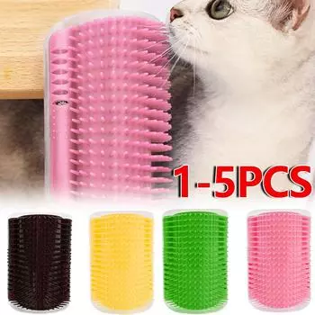 1-5 шт. Когтеточка для кошек Массажер для кошек Царапание домашних животных Щетка для удаления шерсти Расческа для груминга Стол для ухода за котятами Аксессуары Royal Canin 1pcs кофейный