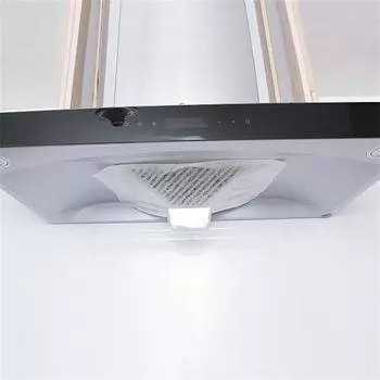 1/5 шт. масляный хлопковый антимасляный фильтр с 8 крючками для бытовой кухни, кухонные принадлежности, масляный фильтр, вытяжка