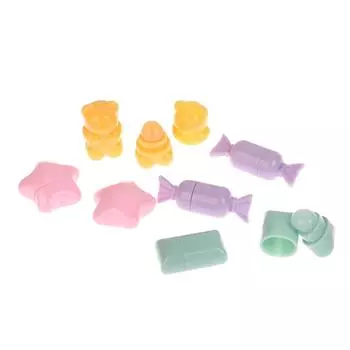 1/5 шт. Мини силиконовая кисточка для губ, милая мультяшная маленькая кисточка для губ с крышкой, портативная кисть для блеска для губ, консилера, кисти для макияжа 1Pc Yellow