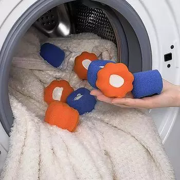 1/5 шт. многоразовые стиральные машины для удаления катышков чистящие средства для дома 5PCS синий