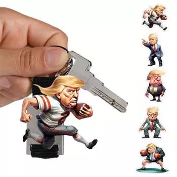 1/5 шт. мультяшный президент Америки подвесное украшение зеркало заднего вида автомобиля 2D плоский США. Президент Акрил Подвесной A