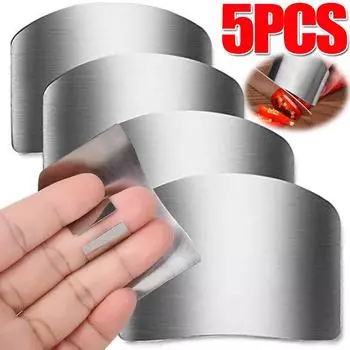 1/5 шт. Нержавеющая сталь защита для пальцев безопасная нарезка овощей регулируемая защита для рук кухонный инструмент защита для пальцев кухонный гаджет