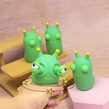 1/5 шт. Новинка, сногсшибательная игрушка-сжиматель, 3D большая игрушка-подпрыгиватель в виде глазного яблока, игрушка-сжиматель зеленого жука, средство от стресса для взрослых и детей