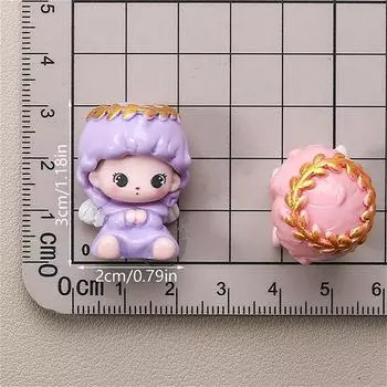 1/5/шт/пакет милый однотонный маленький ангел кукла микро ландшафтный орнамент фигурки автомобиль декор кукольный домик игрушки DIY аксессуары подарки