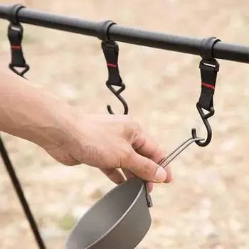 1/5 шт., переносные крючки для кемпинга на открытом воздухе, съемные крючки в форме буквы S, подвесная стойка для хранения, многофункциональные инструменты для отдыха на открытом воздухе