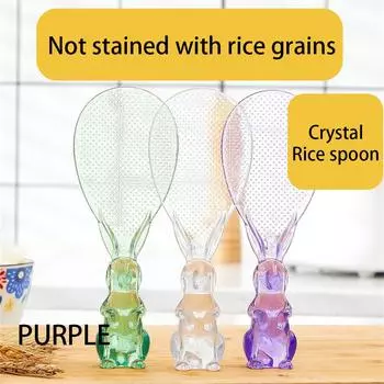 1-5 шт. Пищевая ложка для риса, симпатичный дизайн, эргономичная, легко моется, ложка для риса, трендовая стоячая ложка для риса