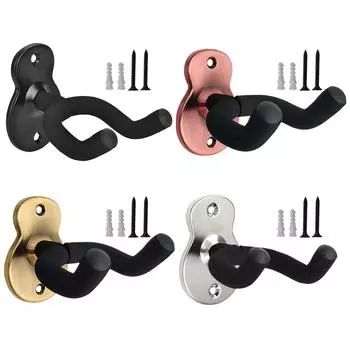 1/5 шт. Подвес для гитары U-образной формы, универсальная стойка для дисплея, простая установка, держатель для гитары, подставка, аксессуары для музыкальных инструментов чёрный