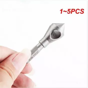 1~5 шт. Резак для отверстий с шестигранной ручкой, быстрорежущая сталь, сверла для снятия заусенцев, ручной инструмент, зенковочное сверло