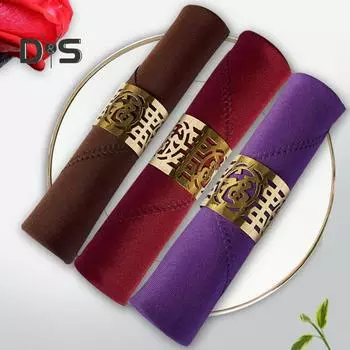 1/5 шт. Салфетка для ужина, однотонная, бесшовная, с оборками по краям, декор стола для отеля, ресторана, обеда, банкета, свадьбы, вечеринки, салфетки 1pc белый