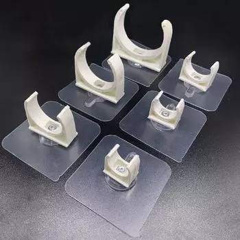 1/5 шт. самоклеящийся хомут для труб без перфорации, адаптер для полива аквариума, держатель для водопроводной трубы, садовый полив 1Pcs 16mm