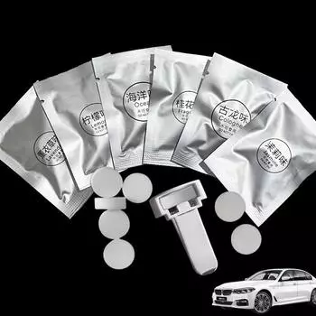 1/5 шт. сменная таблетка для автомобильного освежителя воздуха PE Air Vent Perfume Air Fresher Refill Solid Perfumes Supplement Tablets