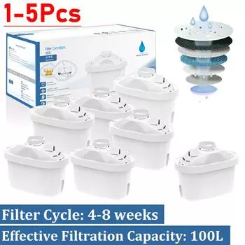 1-5 шт. сменные картриджи для фильтров Brita Maxtra, уменьшающие накипь, хлор, универсальные фильтры для воды с активированным углем