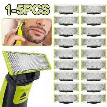 1-5 шт. сменный комплект для бритвы Philips Oneblade, сменное лезвие для оригинального Philips Oneblade QP210 QP220 QP230 QP2520 1pcs