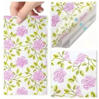 1-5 шт. туалетная бумага с принтом роз, цветная туалетная бумага, рулон, креативные салфетки для вечеринок, туалетная бумага с принтом цветов, туалетные салфетки