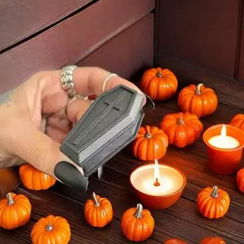 1/5 шт. Украшения на Хэллоуин, украшения для вечеринок, комнатные маленькие гробы с крышкой, идеи игрушек, украшения, сувениры, подарочная коробка для хранения 1PCS