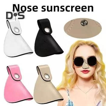 1/5 шт. Защита от солнца для носа для мужчин и женщин, для спорта на открытом воздухе, для велоспорта, солнцезащитные очки с защитой от ультрафиолета, солнцезащитный крем для защиты носа, солнцезащитный щиток 1pc чёрный